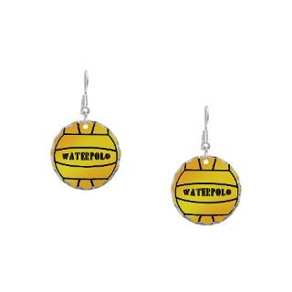 Ball Gifts  Ball Jewelry  Water Polo Ball Earring Circle Charm