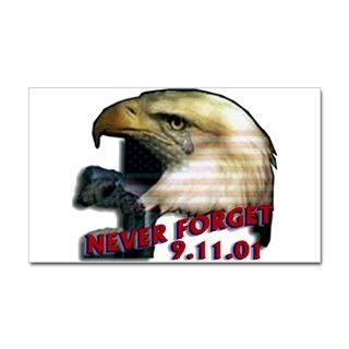 911 Gifts  911 Bumper Stickers  Never Forget Sticker (Rectangle)