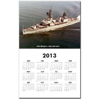 829 Gifts  829 Home Office  USS MYLES C. FOX Calendar Print