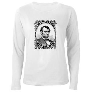 Abraham Lincoln t shirt; Power to the People President Lincoln t shirt