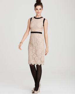 Milly Marcella Chantilly Lace Marcella Bow Sheath Dress