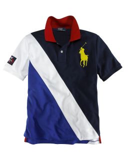 Ralph Lauren Childrenswear Boys US Open Ball Boy Pique Polo Shirt