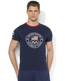 Ralph Lauren Team USA Olympic Logo Ringer T Shirt