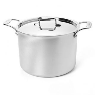 All Clad Brushed d5 12 Quart Stockpot With Lid