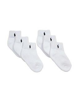 Pack Quarter Socks   Sizes 6 12, 18 24 Months