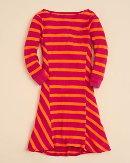 Girls Neon Pop Thermal 3/4 Sleeve Dress   Sizes 7 14