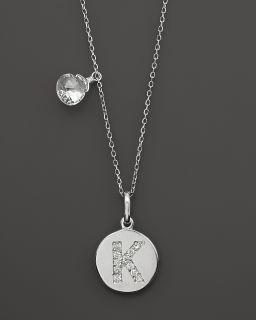 Anzie K Initial Pendant Necklace, 17