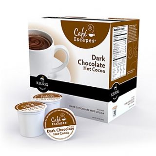 Escapes Dark Chocolate Hot Chocolate K Cups, 16 Pack