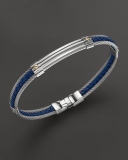 Charriol Gentlemens Collection Stainless Steel Nautical Cable Bangle