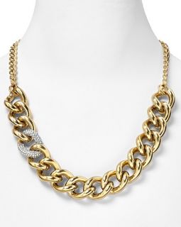 Juicy Couture Luxe Rocks Crystal Link Necklace, 22