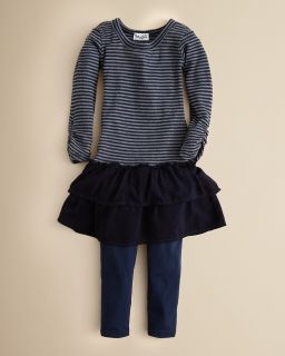 Infant Girls Mini Thermal Stripe Dress & Leggings   Sizes 3 24 Months