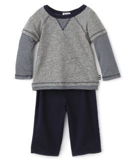 Infant Boys 2 fer Raglan Sleeve Shirt & Pants Set   Sizes 3 24 Months