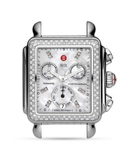 Michele Deco Diamond Dial Watch, 33mm
