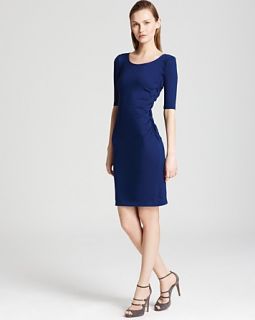 Armani Collezioni Jersey Dress   Cobalt Milano Braid