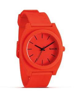 Nixon The Time Teller Neon Orange Watch, 39mm