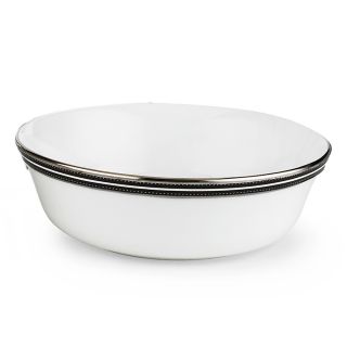 all purpose bowl price $ 40 00 color white w black band border plat