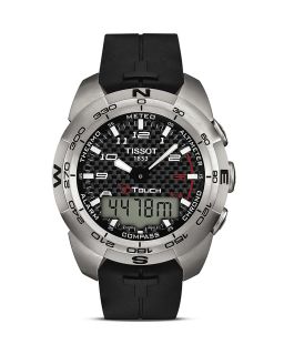 Tissot T Touch Expert Mens Black GTS Titanium Watch, 43mm