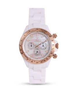 ToyWatch White with Rose Gold Watch, 41mm