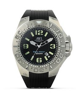AWI International Deep Water 50 Automatic Round Stainless Steel Watch