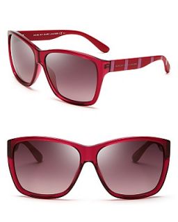 MARC BY MARC JACOBS Oversized Transparent Wayfarer Sunglasses