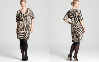 Jones New York Collection Plus Elbow Sleeve Twisted Wrap Dress_2