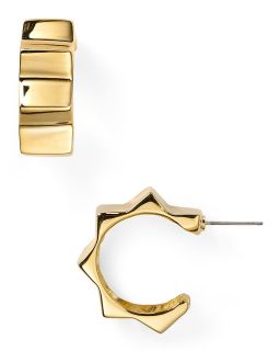 spike hoop earrings price $ 60 00 color polished gold quantity 1 2 3 4