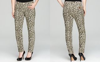 MICHAEL Michael Kors Plus Stretch Canvas Savannah Leopard Jeans_2