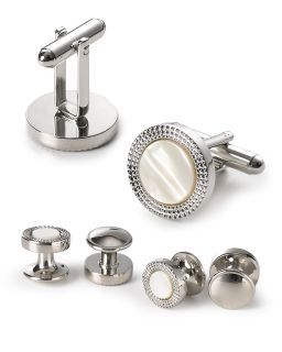 silver tone white circle cufflinks price $ 65 00 color silver pearl