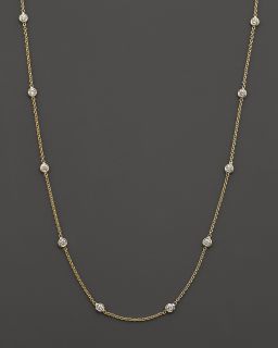 Roberto Coin 18K Yellow Gold Diamonds by the Inch Necklace, 18