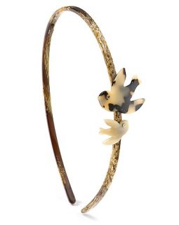 marc by marc jacobs lovebirds headband price $ 78 00 color brown multi