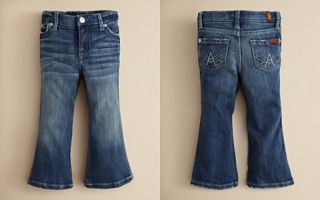 For All Mankind Infant Girls A Pocket Bootcut Jeans   Sizes 12 24