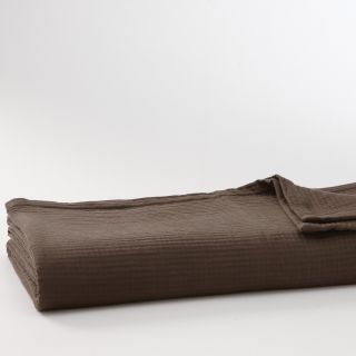 Vera Wang Ribbon Stripe Textured Rib Queen Bed Cover