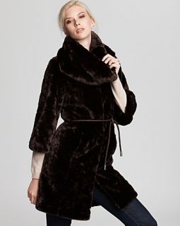 Laundry by Shelli Segal Faux Fur Jacket with Infinity Scarf