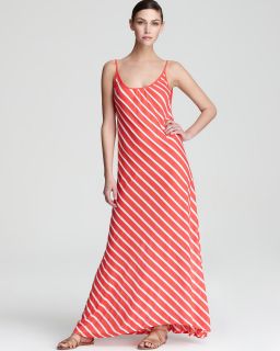 aqua maxi dress stripe open back price $ 98 00 color coral white size