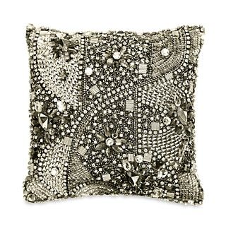 Donna Karan Modern Classics Layered Jewels Decorative Pillow, 10 x 9