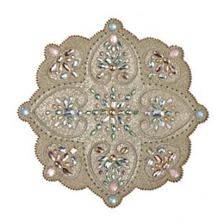 kim seybert jewel adorned placemat price $ 136 00 color silver multi