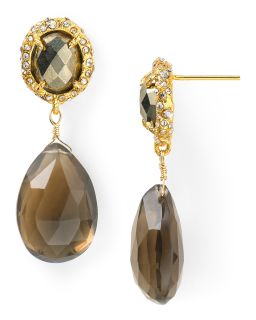 quartz drop earrings price $ 150 00 color gold quantity 1 2 3 4 5 6