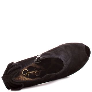 Jessica Simpsons Black Raurie   Black Suede for 129.99