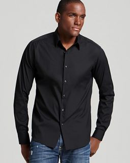 theory sylvain slim fit sport shirt price $ 195 00 color black size