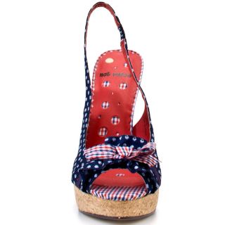 Frilled Slingback   Navy, Not Rated, $44.99