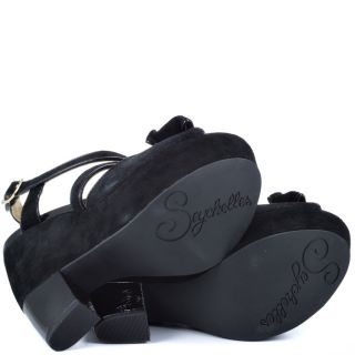 Seychelless Black Late Night   Black Suede for 129.99