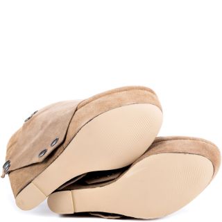 Clays Beige Moto Wedge   Sandstone for 189.99