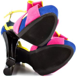 JustFabs Multi Color Willa   Pink Neon for 59.99
