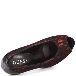 Amelia   Red Multi Fabric, Guess, $80.99