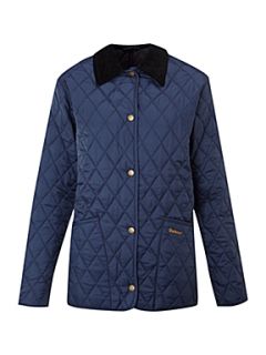 Barbour Shaped liddesdale quilted jacket Mid Blue   