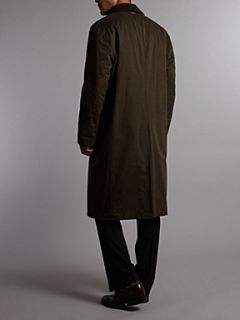 Bugatti Long length trench coat with detachable collar Khaki   House of Fraser