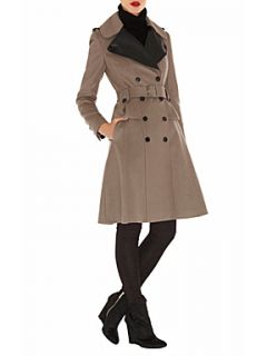 Karen Millen Glamorous military coat Brown   
