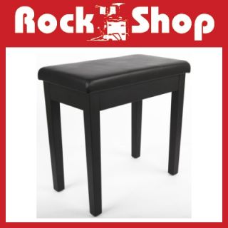 Red Rock Pianobank Klavierbank Pianohocker Schwarz Neu