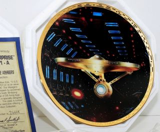 Hamilton Collection USS Enterprise NCC 1701 A Star Trek Voyagers