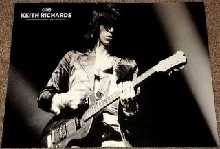 Keith Richards Rolling Stones 70s Live Concert Poster